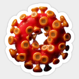 Corona virus Sticker